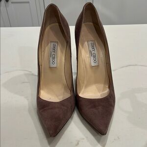 Jimmy Choo Women's Brown Suede Pumps